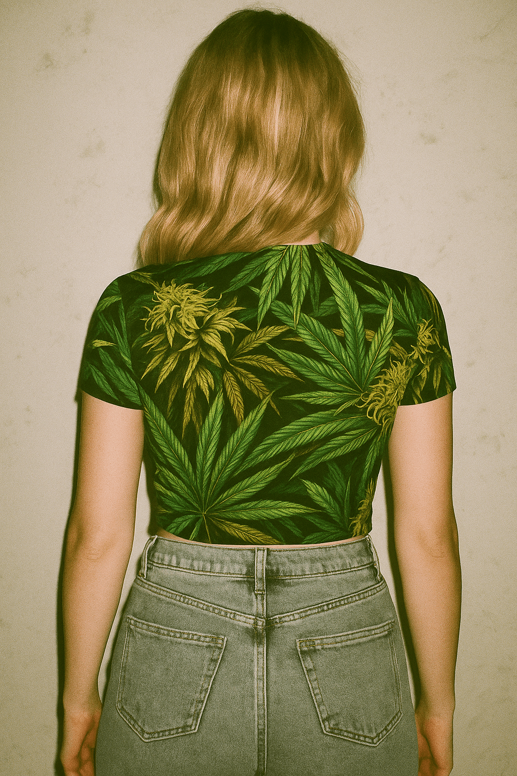 Big Buds Mesh Crop Top - Velora