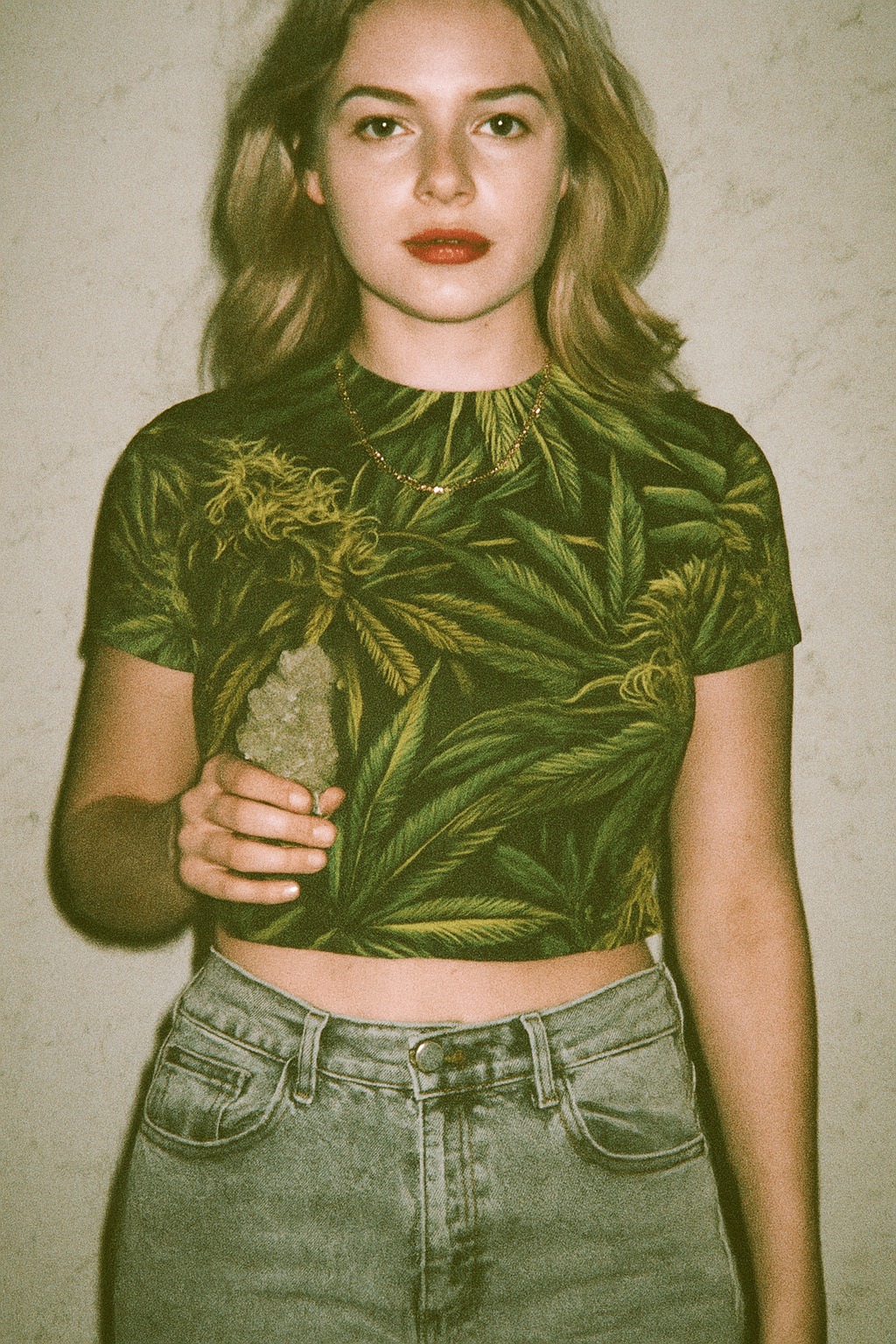 Big Buds Mesh Crop Top - Velora