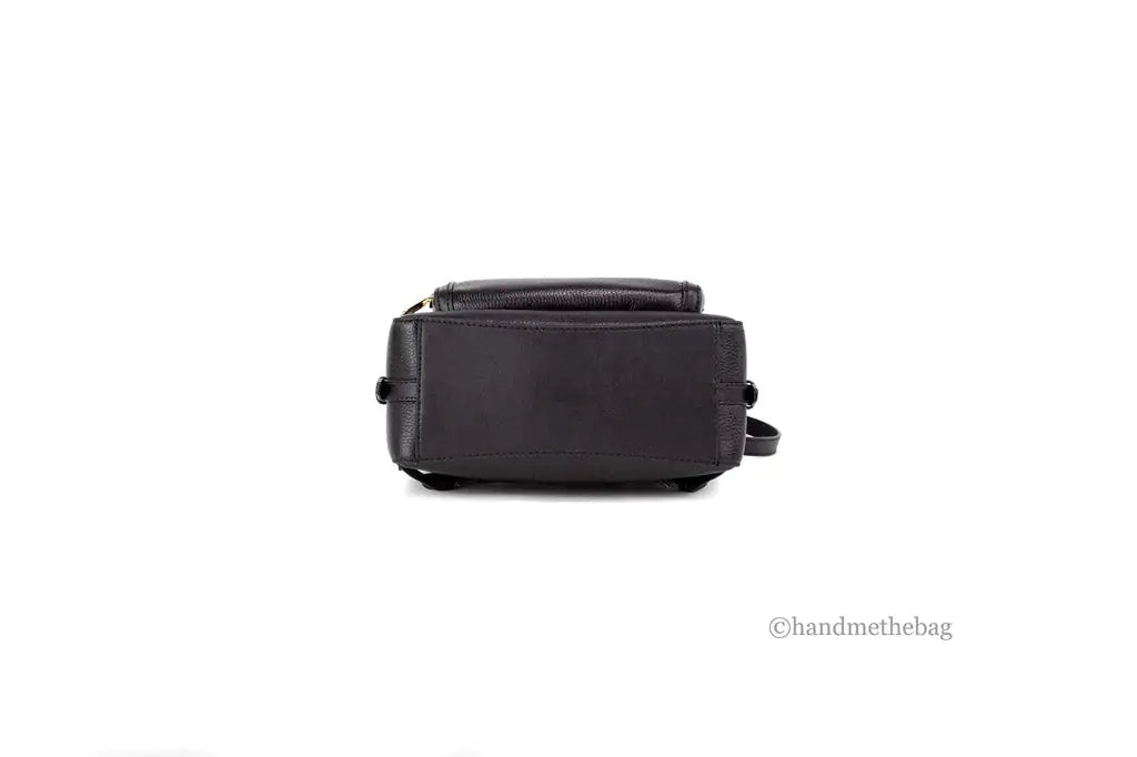 Michael Kors Jaycee Pebbled Leather Backpack Black