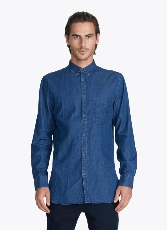ZANEROBE 7ft LS Shirt Dk Denim - Velora
