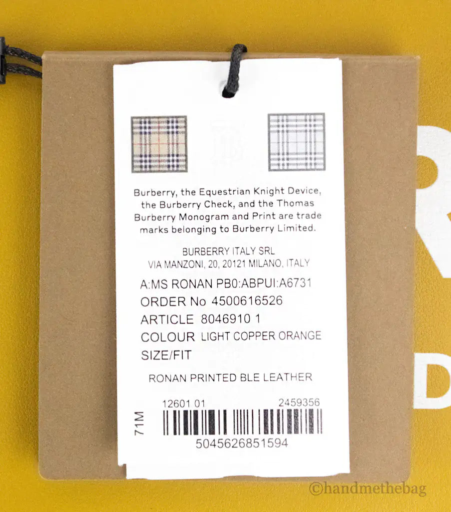 Burberry Ronan Leather Bifold Wallet